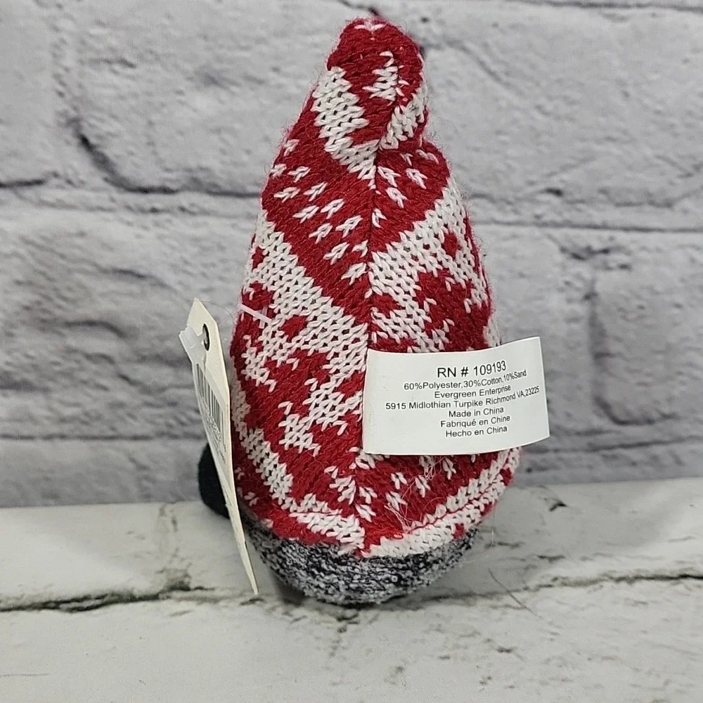 Cypress Home Christmas Gnome Figure Decorative Santa Style Holiday Plush NWT